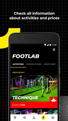 Footlab android App screenshot 1